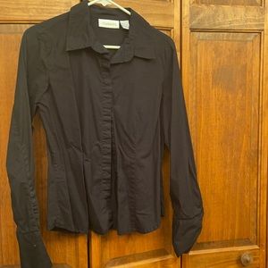 Large black Chadwicks button down shirt